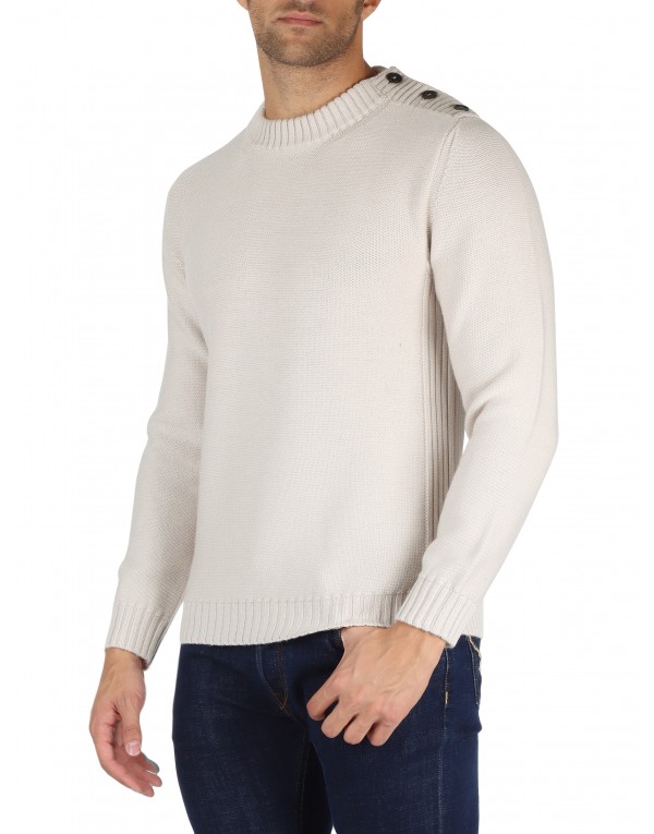 ALPHA STUDIO - ROUND NECK SWEATERS