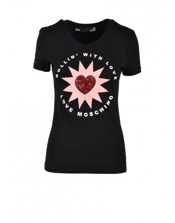 LOVE MOSCHINO WOMEN T-SHIRT
